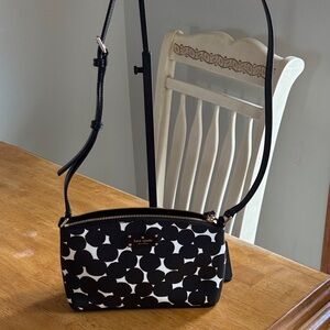 NWOT Kate Spade Black and White Crossbody Bag